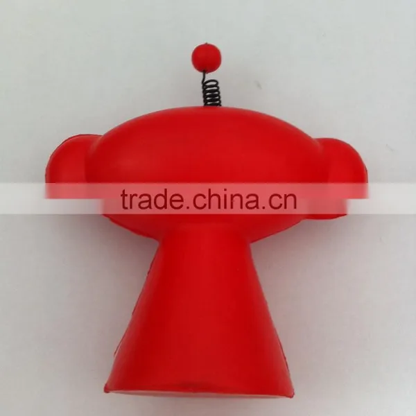 Red Doll Antistress Toy With Spring photo-3