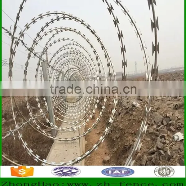 High Quality Low Price Outdoor Using Concertina Razor Barbed Wire Security Fence photo-3