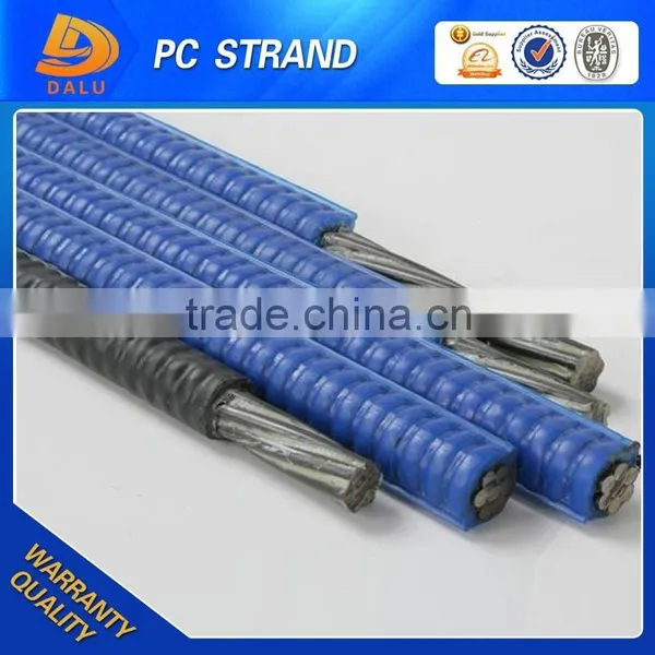 Post-tensioned Unbonded PC Strand With Greased & Blue PE Coated photo-3