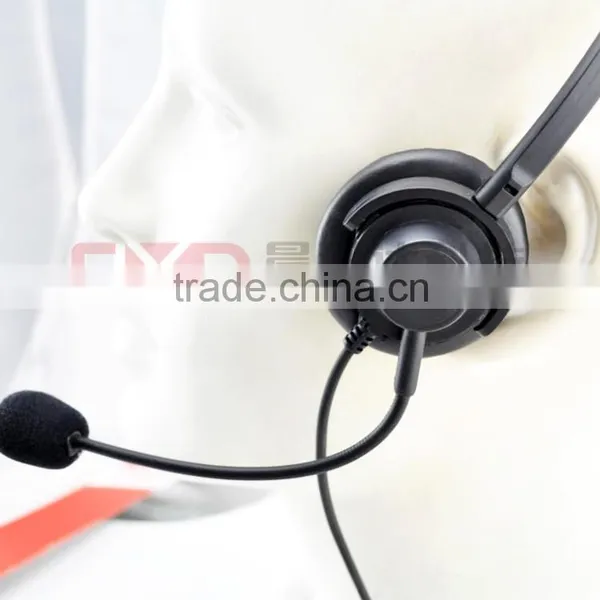 Stylish Over the Head Noise Cancelling Headset Lightweight Adjustable Custom Elastic Headband photo-3