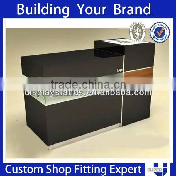 Black Color Wood Counter Display Stands for Sale photo-6