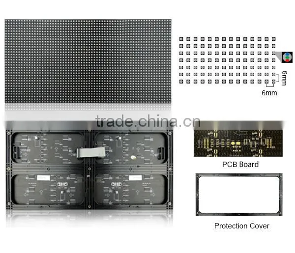 Indoor P6 SMD Full Color Led Module photo-3