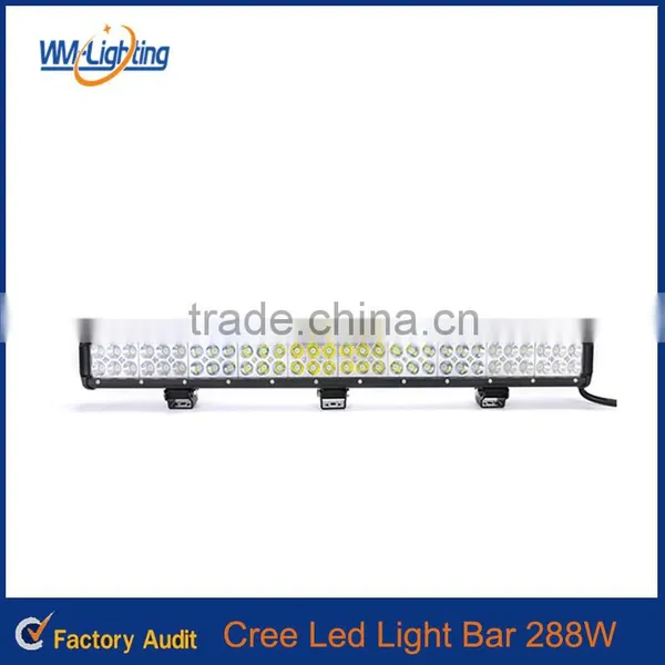 Super Bright Waterproof 45 Inch 288w 4x4 Offroad 12 Volt Led Light Bar photo-3