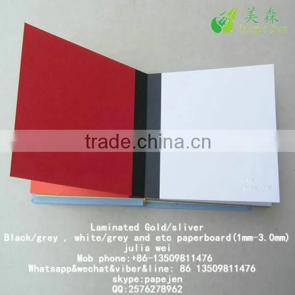 1.0-3.0MM Uncoated Colourful Laminated Paper Board photo-2