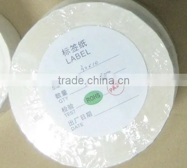 Barcode label Self adhesive label stickers blank label size 30 mm X 10 mm
