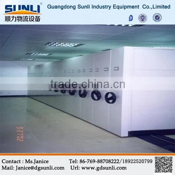 High Density Office Filing Cabinet Mechanical Storage Mobile Racking System photo-4