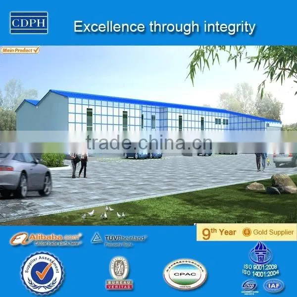 Double Slope Roof Prefab Steel House With Sandwich Panel Cheap Price Quality Choice photo-3