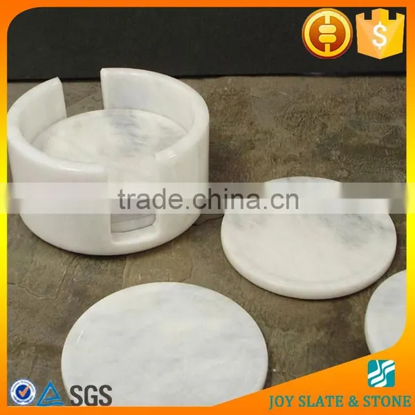 Natural Marble Carrara Coaster/white Serving Plate With Cover photo-3