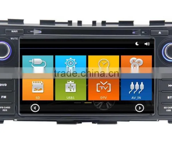 GPS Digital Media Player Car Dvd Headunit FOR Nissan TEANA 2013 With Win CE 6.0 System 800MHz 3G Phone GPS DVD BT photo-3