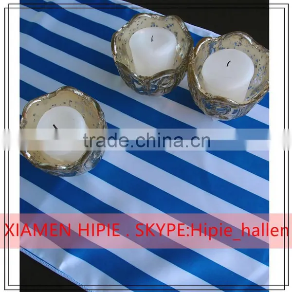Wholesale Stripe Satin Yarn Table Runner for Party Decoration photo-2