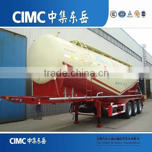 CIMC Silo Type Cement Trailer , Bulk Cement Tanker Price photo-2