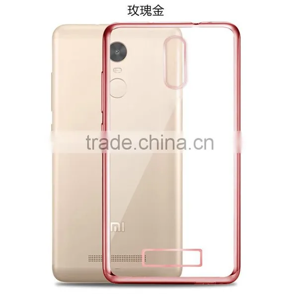 Electroplate TPU Cover Case for Xiaomi RedMi Note 3 / HongMi Note 3/RedMI Note 4 photo-6