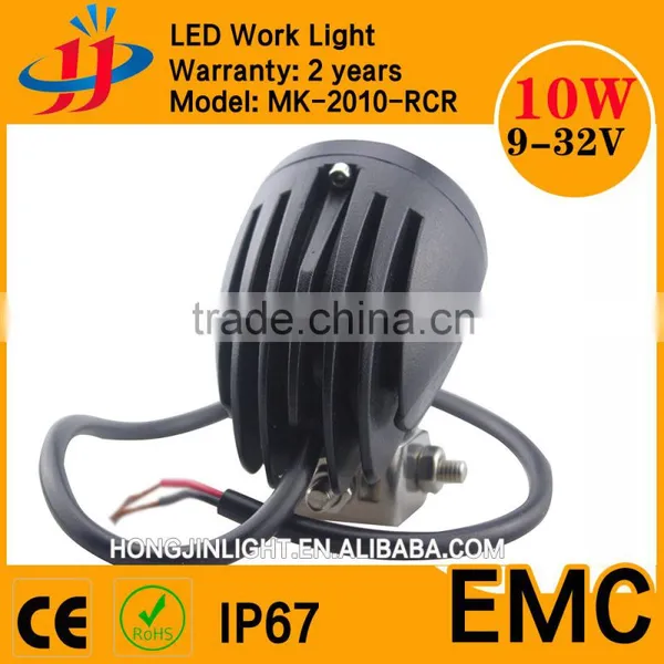 China Top Selling Manufacturer Super Bright Spot/flood Ip67 Led Headlight 12v Led Light Motorcycles 10w 2inch photo-2