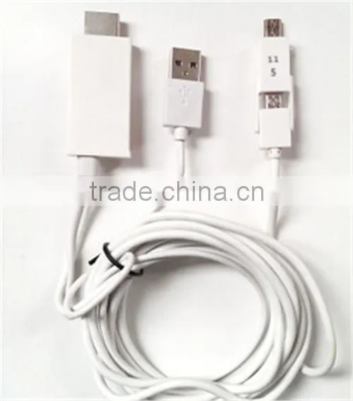Micro Usb 11pin MHL Cable Blister Packing 3m photo-5
