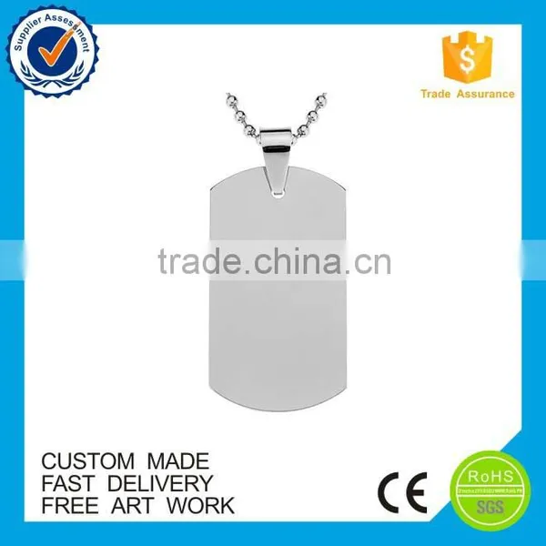 High Quality Wholesale Military Blank Custom Dog Tags photo-2