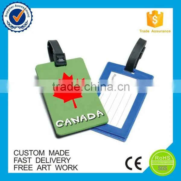 2016 Custom Design Logo Bulk Pvc Luggage Tag photo-5