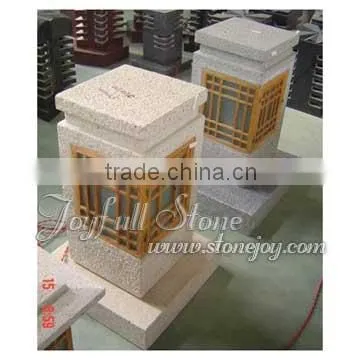 Decorative Lanterns, Stone Lanern With Wooden Frames
