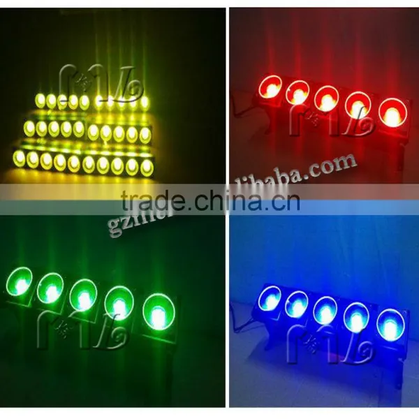 Hot led stage light bar 5x10w rgb 3 in 1 LED pixel mapping dot matrix audience blinder light
