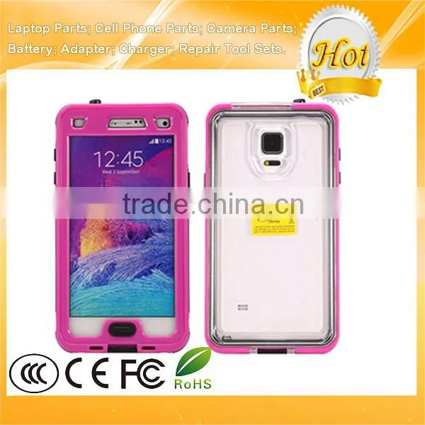 For Samsung Note 4 Phone Case Waterproof Shockproof With Button photo-2
