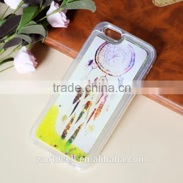 2016 Hot Selling Liquid Glitter Phone Tpu Case for IPhone6S photo-3