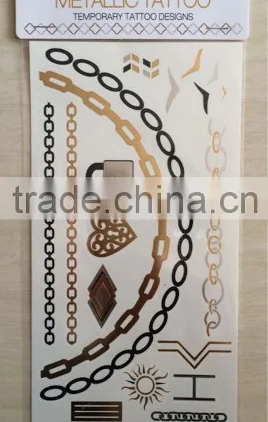New Design Coming, Flash Metallic Tattoo