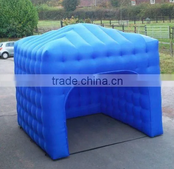 Blue Inflatable House For Event Advertisement