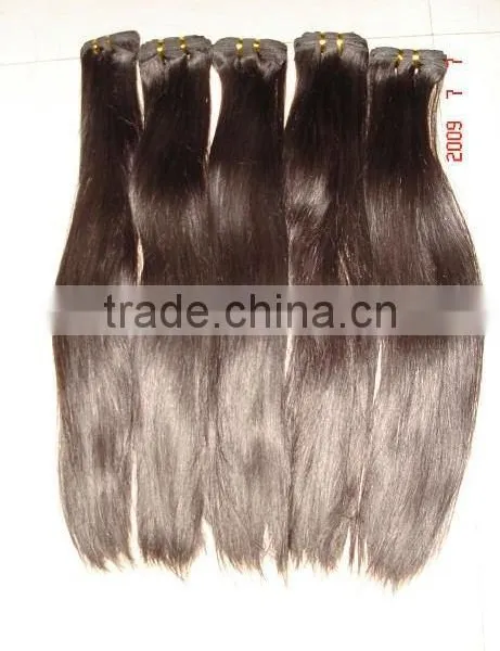 Hair Products/Remy Human Hair Weaving /weft Hair/100%Human Hair Weaving-Grade AAA 1B