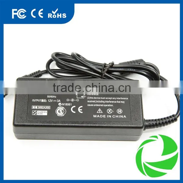 36W Laptop Power Adapter 12V 3a 5.5*2.5mm ac dc Power Adapter Supply photo-3