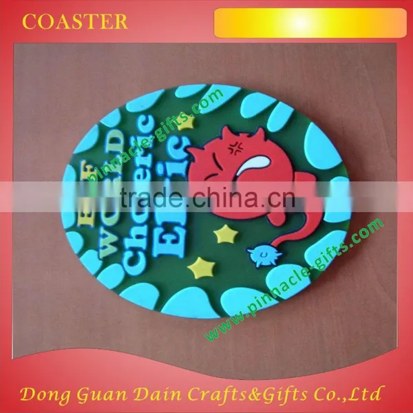 OEM Silicone Coasters With Famouse Cartoons Characters photo-3