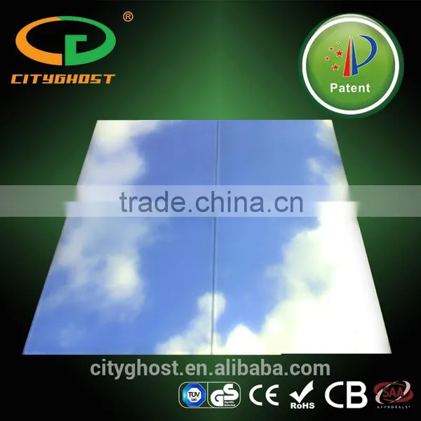 New Design SMD3528 Suspended 48W Dimming 595X595MM Frameless LED Sky Panel photo-6