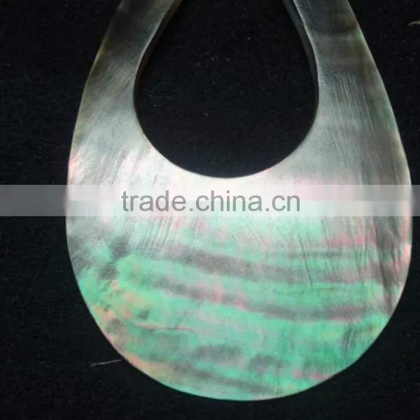 Best Quality Mother of Pearl Gemstone Pear Shape Natural Mop Gemstone With Attractive Hole photo-5