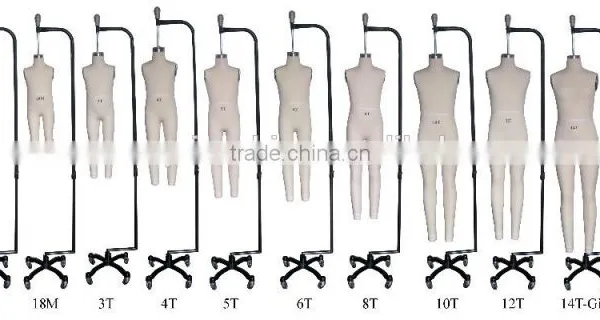 Kids Full Body Tailoring Mannequin for Clothes Fitting photo-3