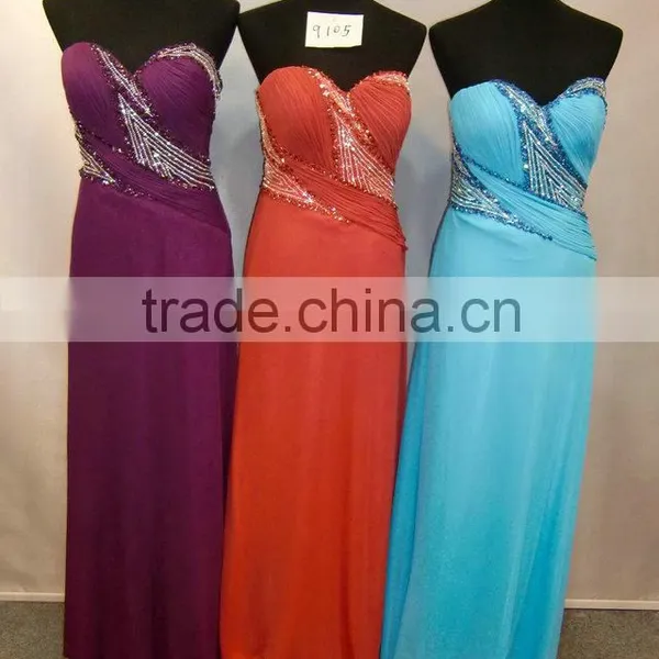 Elegant off Shoulder Beaded New Ladies Dress photo-4