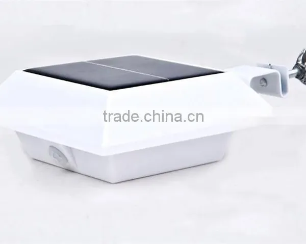 SL-4LFL 4led White Square IP65 PIR Sensor Solar Light for Garden photo-3