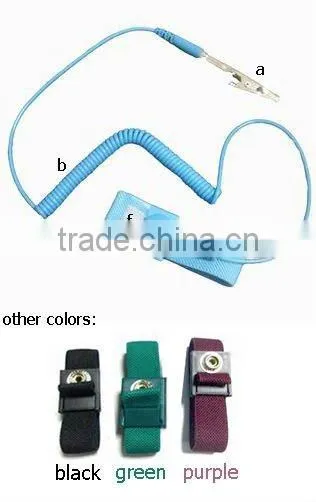 ES16101 Blue Adjustable Antistatic ESD Wrist Band