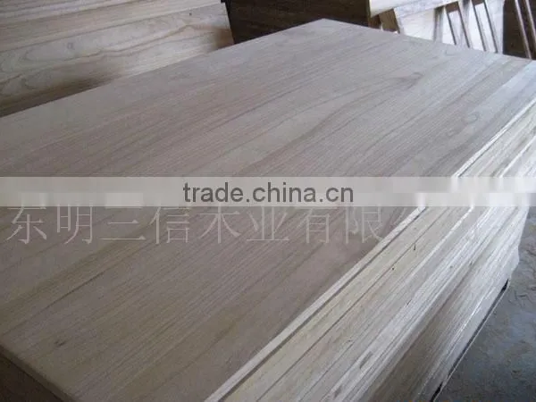 Solid Rough Paulownia Wood Fsc