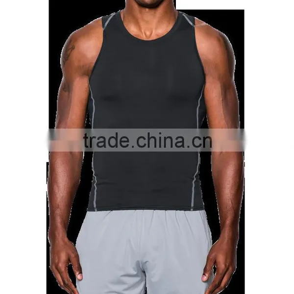 Factory Breathable Wholesale Custom Men Sports Gym Fitness Wear Clothes Tank Tops photo-4