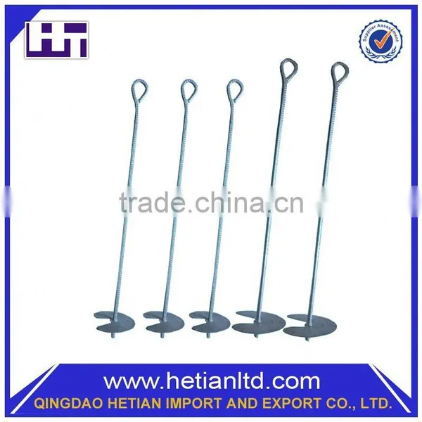 No Dig Ground Screw Pole Anchor Earth Auger Ground Screw Anchor photo-2
