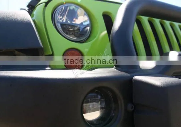 7in Round Jeep Wrangler Offroad Rubicon Motorcycle 30W Sealed LED Headlight Dual Beam JK TJ WJ XJ MJ Headlight Replacement photo-6