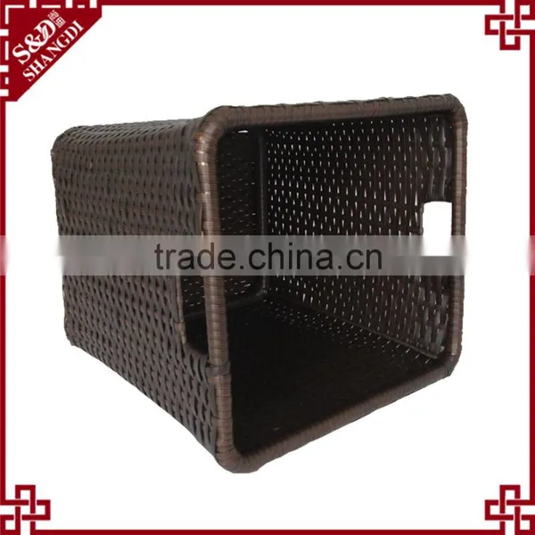 Customize Size Large Rattan Handmade Dirty Cloth Basket for Home or Hotel photo-4