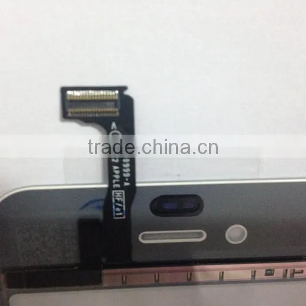 Replacement Front Glass With Touch Screen Digitizer for Iphone Balck White photo-3