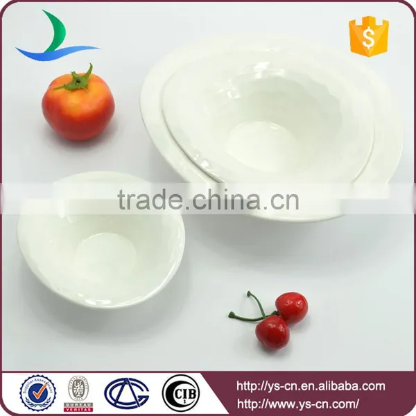 Wholesale Custom White Porcelain Food Bowl Set photo-2