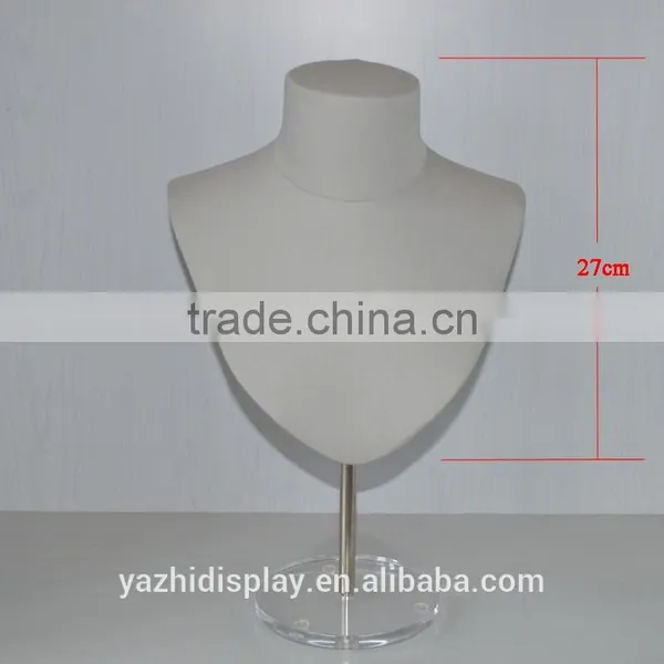 High Quality Farbic Necklace Jewelry Display Bust Holder Mannequins on Sale photo-2