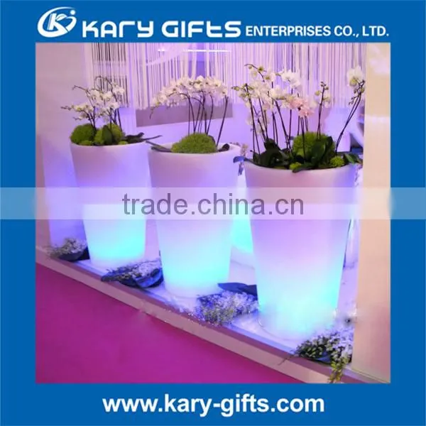Guangdong Factory Flower Pot Plastic Lighted Outdoor Garden Led Flower Pots photo-6