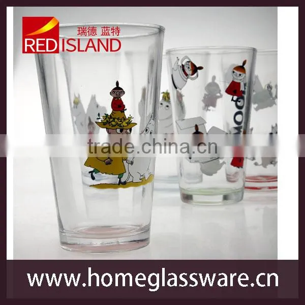 16oz Larger Tumbler Print Glass Cup Dinking Cup photo-2