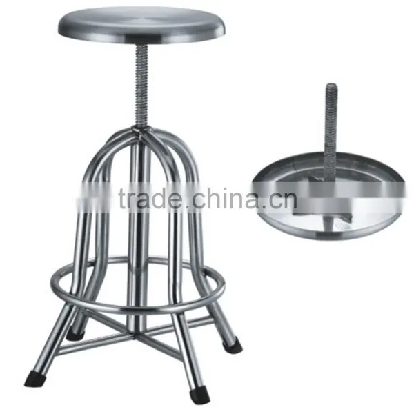 Rolling Adjustable Stools With Stainless Steel photo-2