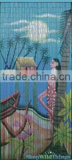 High quality best selling Bamboo Door Curtain with Dreaming of Aloha in Viet Nam