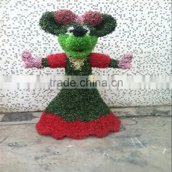 SJ20176302 Hot Sale Manufacturer Artificial Cartoon Hot Animal Topiary photo-5