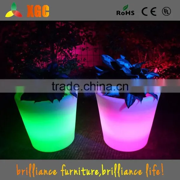 Decorative Indoor Flower Pots Colored Led GD101 photo-5