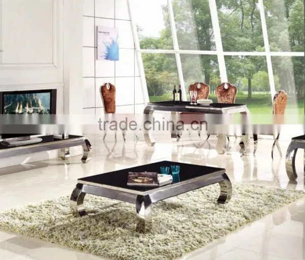 A8051 Stainless Steel Kitchen Dining Table Chairs photo-2